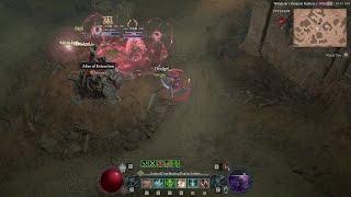 Diablo 4 Season of Blood Rogue PvP - Rogue battle against 2 Ball Lightning Sorcerer in a party