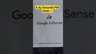 Google AdSense PIN Kodu Ve Adres Doğrulama 《Gelmeyince PTT'YE Gidin》🫡