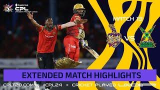 Extended Highlights | Trinbago Knight Riders vs Guyana Amazon Warriors | CPL 2024