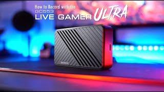 How to Record Gameplay with AVerMedia Live Gamer ULTRA (GC553)