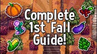 A Complete Guide for your First Fall - Stardew Valley