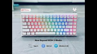 Keycool KC84 Tri-modes, Gateron Yellow Pro bản mới - Mở hộp và HDSD nhanh