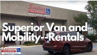 Rental Wheelchair / Handicap Accessible Vans | Superior Van and Mobility