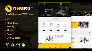 Digi Bitcoin - Cryptocurrency, Bitcoin & Mining Theme | Themeforest Website Templates and Themes