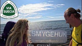 Day 1 The Journey Begins. 3000km to go.  Sweden Thru Hike Smygehuk Treriksröset