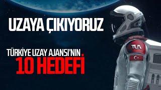 UZAYA ÇIKIYORUZ: TÜRKİYE UZAY AJANSI'NIN 10 HEDEFİ