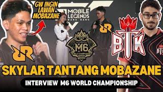 SKYLAR TANTANG MOBAZANE? INTERVIEW RRQ SKYLAR USAI LAGA RRQ HOSHI VS KBG M6 WORLD CHAMPIONSHIP!