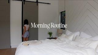 morning routine | with time stamps, mental + physical exercise, oil pulling, seamoss