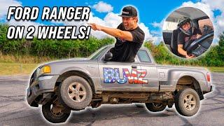 Ford Ranger Goes on 2 Wheels! (Didn't go as Planned)