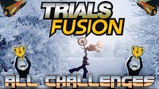 [Trials Fusion] - All Challenges! (Including DLC!)