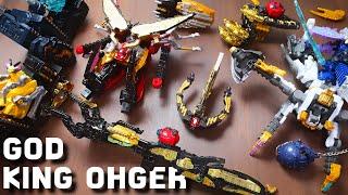 Combine 20 SHOGODS !! GOD KING OHGER | kingohger megazord | UNBOXING & ASMR |