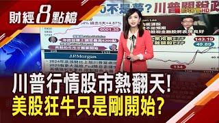 標普劍指6200不是夢? 專家喊年底漲勢將更強! 市場紛紛押注小型股和金融股｜主播 許娸雯｜【財經8點檔】20241112｜非凡新聞