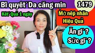 Cách Da căng mịn sau 1 đêm mờ nếp nhăn rất đẹp da, sức gì ăn gì, #1479 skin care tips