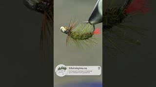 Шерстяной Палмер из Лакоткани  #мушки #рыбалка #flytying