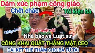 DƯ LUẬN CẢM KÍCH Nhà Báo và Luật sư Hùng NÓI điều này về Bà Hằng vì Sư Minh Tuệ