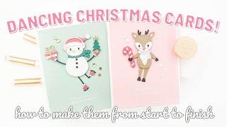 Dancing Christmas Cards! | How To Make Them From Start to Finish