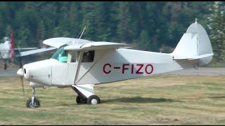 Piper PA-22-108 Colt Landing in Nelson, British Columbia