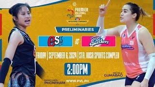 EST COLA vs. CREAMLINE - Full Match | Preliminaries | 2024 PVL Invitational Conference