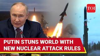 Putin Shocks World: Tweaks Russia's Nuclear Attack Policy After Ukraine's Cruise Missiles Threat