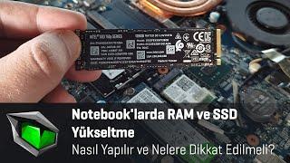 Notebook'larda RAM ve SSD Yükseltme Nasıl Yapılır?