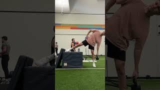 Foot elevated adductor lateral flexion