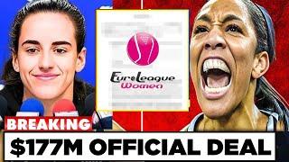 A’ja Wilson THROWS TANTRUM After Caitlin Clark’s EUROPE Contract Breaks WNBA & SHOCKED Everyone!