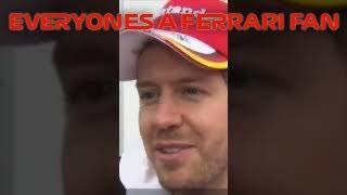 Sebastian Vettel | “Everybody is a Ferrari fan” | #Shorts