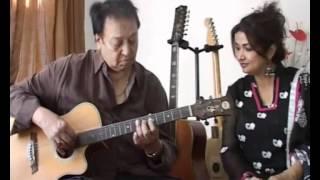 Bhupinder Singh & Mitali Singh rehearse for their album AKSAR with Gulzar