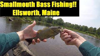 Smallmouth Bass Fishing Ellsworth Maine Part 3