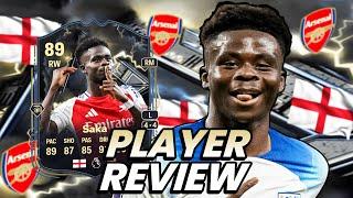 89 THUNDERSTRUCK SAKA SBC PLAYER REVIEW! FC 25 ULTIMATE TEAM