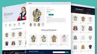 Build and Deploy Ecommerce Website With HTML CSS JavaScript | Full Responsive Ecommerce Course FREE