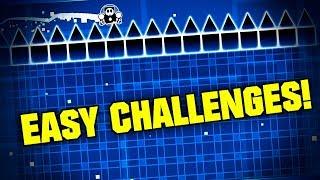 MUSIC SOUNDS CHALLENGE! (Episode #1) Easy Challenges || Geometry Dash 2.11