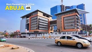 Experience Abuja in 4K | The most planned city in Africa | 4k walking tour of Abuja city center