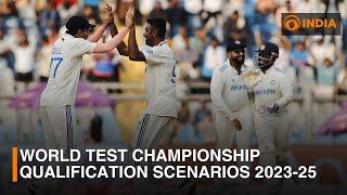 World Test Championship qualification scenarios 2023-25 | DD India