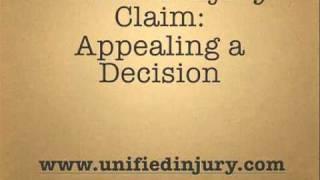 Personal Injury Claim: Appealing a Decision