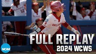 Oklahoma vs. Florida: 2024 Women's College World Series (June 4) | FULL REPLAY