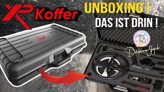 Der XP Koffer erklärt mit Unboxing - Sondeln - Metalldetektor transportieren - Detektoren Shop