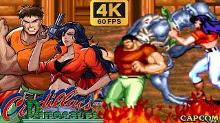 Cadillacs and Dinosaurs - Mess & Hannah [Arcade / 1993] 4K 60FPS