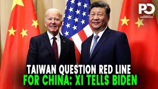 THREATENING Stability: Xi Jinping's Stark Warning to Biden Over Taiwan's 'Red Line