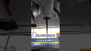 오일 교체할 때 ! (한번 언급해주면 좋음)