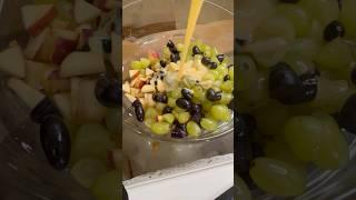 A quick fruit salad within 5 minutes no fire no cook #quickrecipe#shorts#youtubeshorts#shortsfeed