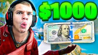 Beat Me In a 1v1, Get $1000