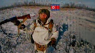 Ukrainian FPV drones brutally destroy North Korean and russian Soldiers