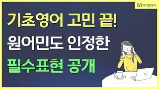 기초영어 마스터하기, 원어민도 인정한 필수표현 총정리