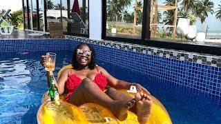 GHANA's MOST BEAUTIFUL BEACH HOUSE || THE PARALIA GLASS VILLA ELMINA