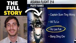 The STORY behind Asiana Pilots Names KTVU News Fail