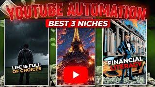 Top 3 Faceless Niches for Youtube Automation