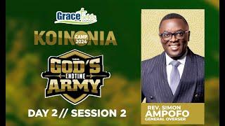 KOINONIA CAMP 2024 DAY 2 //SESSION 2 //WITH REV SIMON AMPOFO