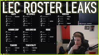 Nemesis reacts to LEC Roster LEAKS for 2025!