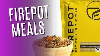 Firepot Beef Stew a healthy dehydrated option!